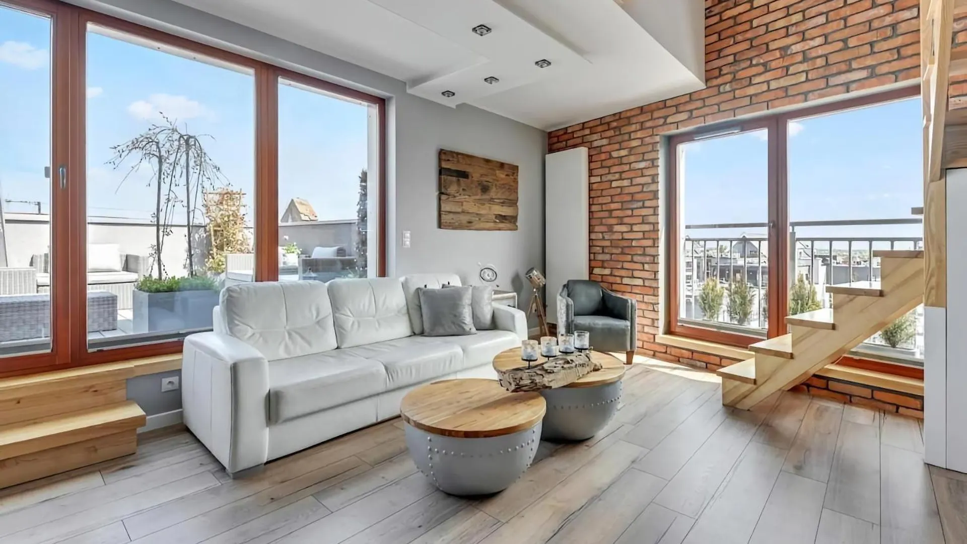 Waterlane Penthouse I Pool I Panoramic View Apartment Gdansk Poland