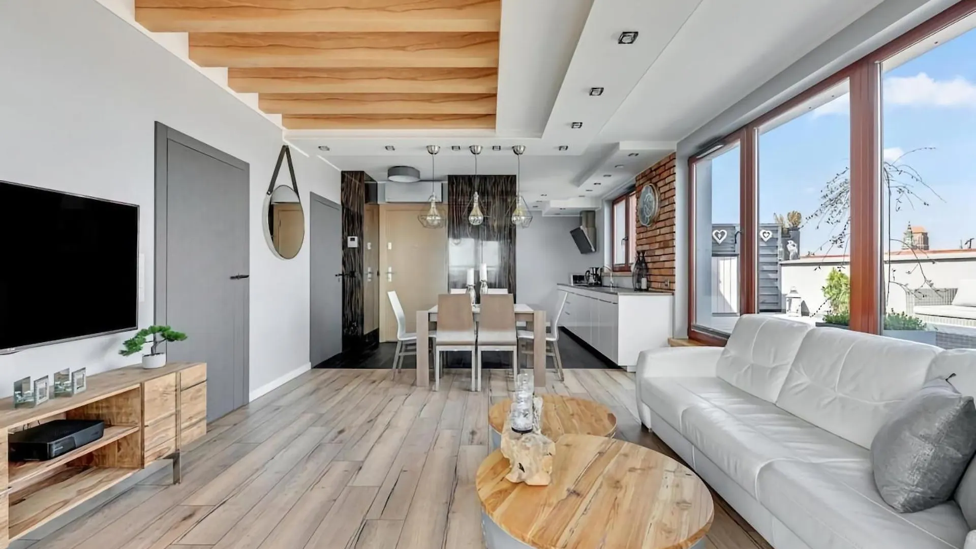 Waterlane Penthouse I Pool I Panoramic View Apartment Gdansk
